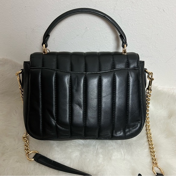 Coach Marlie Turnlock Quilted Top Handle Crossbody - Picture 13 of 16